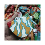 Craft Kids Toy Art Wooden Fish Shape Ornament Eco Friendly Colorful Polished Wooden Fish Unique Home Decor Handicraft - Image 6