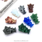 Wholesale Natural Crystal Crafts Green Aventurine Corpase Flower Crystal Carving Mixed Materials Opal Flower for Decoration - Image 2