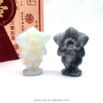 Wholesale Natural Crystal Crafts Green Aventurine Corpase Flower Crystal Carving Mixed Materials Opal Flower for Decoration - Image 5