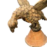 Rustic Wooden Bird Handicraft Wood Craft Design - Image 3