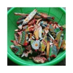 Craft Kids Toy Art Wooden Fish Shape Ornament Eco Friendly Colorful Polished Wooden Fish Unique Home Decor Handicraft - Image 5