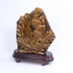 Hand-Carved Fish Artwork From Tiger's Eye - Exquisite Craftsmanship - Image 3