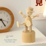Wooden Crafts Eco-friendly Engraved DIY Animal Design Schima Superba Natural Wood Color for Kindergarten Desktop and Home Decor - Image 6