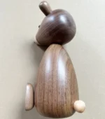 Small Creative Folk Art Style Wooden Tumbler Ornaments Polished Handicrafts for Office Wood Crafts Wooden Boxes Wall Signs - Image 2