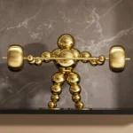 New Arrival Handmade Modern Design Stainless Steel Figurine Great for Office or Home Unique Tabletop Showcase Wholesale Price - Image 5