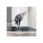 Hot Selling Large Outdoor Sculpture Metal Crafts Stainless Steel Hollow Bull Statue - Image 5