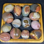 Discount Crystal Crafts Gemstone Carving  Plam and Heart Carnelian Palm Red Fire Quartz Heart for Home Healing Decoration - Image 3