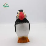 Custom Eco-Friendly Hand Carved Puffin Bird Wooden Craft Tabletop Decor Painted Technique - Image 6