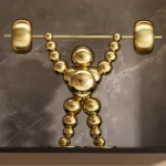 New Arrival Handmade Modern Design Stainless Steel Figurine Great for Office or Home Unique Tabletop Showcase Wholesale Price - Image 3