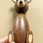 Small Creative Folk Art Style Wooden Tumbler Ornaments Polished Handicrafts for Office Wood Crafts Wooden Boxes Wall Signs