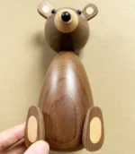 Small Creative Folk Art Style Wooden Tumbler Ornaments Polished Handicrafts for Office Wood Crafts Wooden Boxes Wall Signs