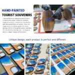 Epoxy Resin Ocean Craft with Sea Creatures & Turtle Unique Resin Wood Pieces Perfect Home Decor & Christmas Gift - Image 6