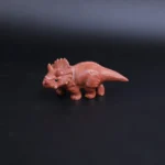 Hand-Carved Triceratops Artwork From Mixed Materials - Exquisite Craftsmanship - Image 4