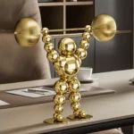 New Arrival Handmade Modern Design Stainless Steel Figurine Great for Office or Home Unique Tabletop Showcase Wholesale Price - Image 4