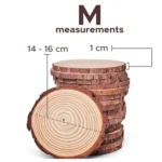 New Direct Sale Round Home Decoration Wood Crafts Wooden Sign Decor - Image 2