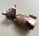 Small Creative Folk Art Style Wooden Tumbler Ornaments Polished Handicrafts for Office Wood Crafts Wooden Boxes Wall Signs - Image 3