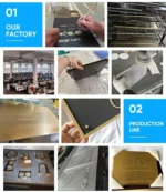 Customized Modern 3D Relief Commemorative Plaque Metal Crafts in Brass and Aluminum Engraved with State-of-the-Art Technology - Image 6