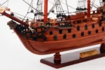 Cedar Wooden Handicraft Painted Fully Assembled Display Ship Model Nautical Decor for Home and Office - Image 4