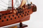 Cedar Wooden Handicraft Painted Fully Assembled Display Ship Model Nautical Decor for Home and Office - Image 5