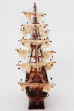 Cedar Wooden Handicraft Painted Fully Assembled Display Ship Model Nautical Decor for Home and Office - Image 6